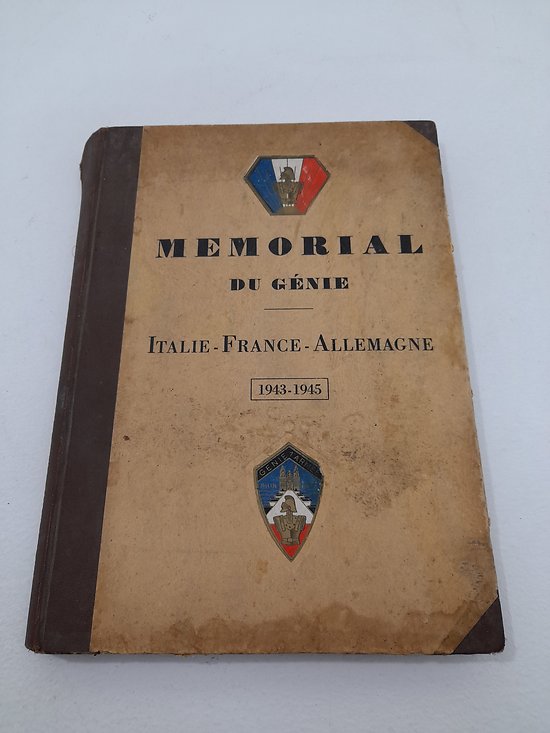 Livre Mémorial du Genie 1943-1945 ww2