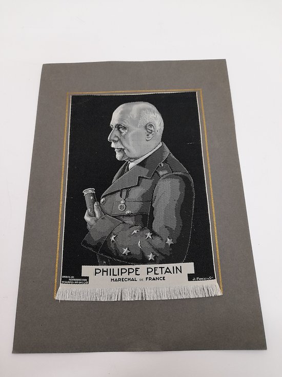 Broderie Maréchal Pétain France ww2
