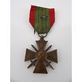 Médaille croix de guerre 1939-1940 France