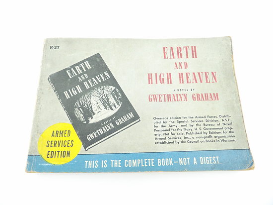 Livre Earth and High Heaven Army Services Edition ww2 