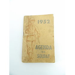 Agenda du soldat 1952 France Indochine