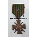 Médaille croix de guerre 1914/1918 France wwI