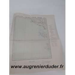 Carte routière Sables d'Olonne 1936 Allemagne wwII