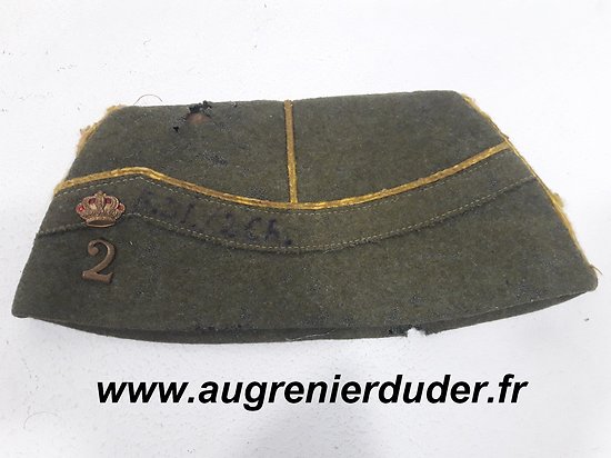 Bonnet de police / calot Belgique 1940