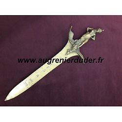 Dague / coupe papier bronze France wwI