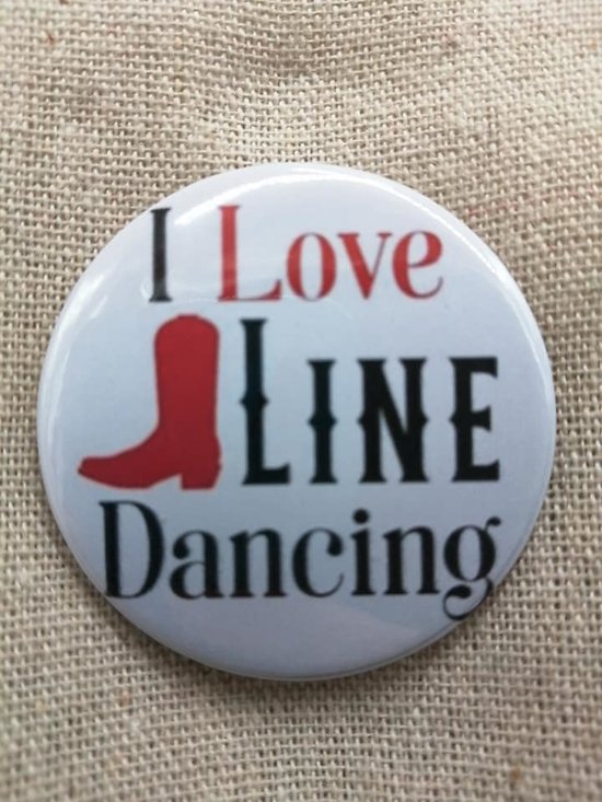 Badge I love Line dancing - BGG005