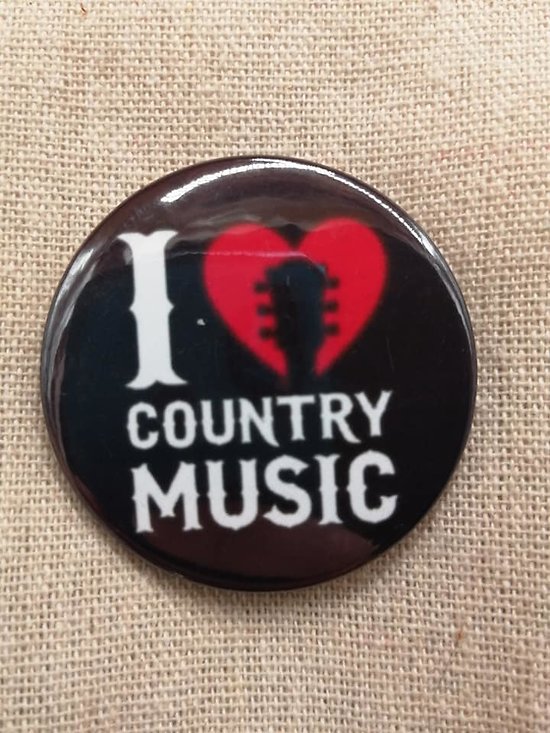 Badge "I love country" - BGG013