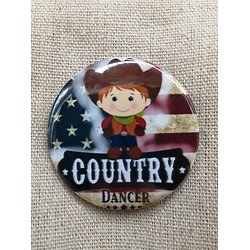 Badge country dancer - BBG033