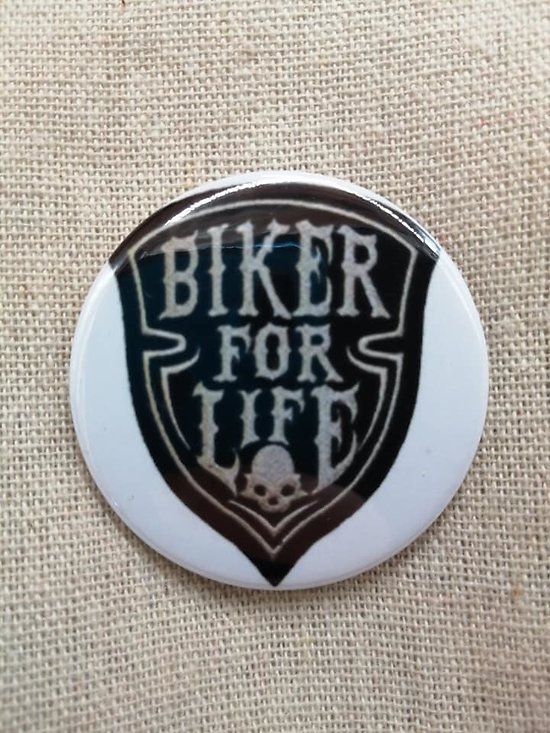 Badge Biker for life - BGG060