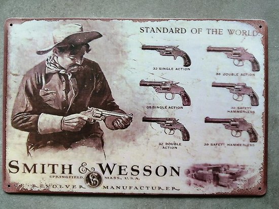 Plaque Smith & Wesson - PLC026