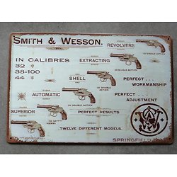 Plaque Smith & Wesson - PLC030