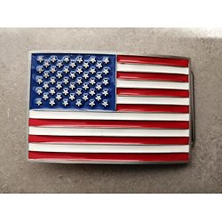 Boucle de ceinture drapeau USA - BC66