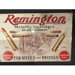 Plaque métallique Remington