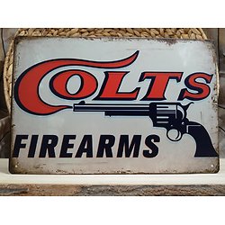 Plaque métallique Colt