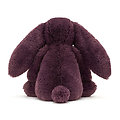 Peluche Jellycat lapin violet – Bashful plum bunny – Medium BAS3PLUM 31cm