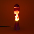 Lampe à lave Violet / Rouge - 45 cm