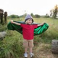 Cape deguisement enfant reversible Dragon/Chevalier 4-6 ans