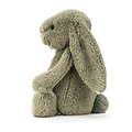Peluche Jellycat Kaki - Bashful Fern bunny - Small BASS6FERN 18cm