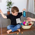 Bouteille Sensorielle Montessori Bébé Petit Boum Float Jaune