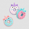 3 gommes licorne donut kawaii parfumées - Unicorn donuts
