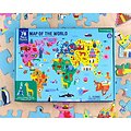 Puzzle 78 pièces - Carte du monde