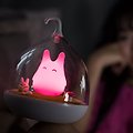 Veilleuse tactile et rechargeable Chibi Totoro Led - Rose