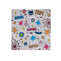 20 serviettes en papier anniversaire Superheros