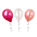 Ballons anniversaire Rose Mix - Lot de 12