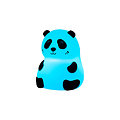 Petite veilleuse tactile rechargeable en silicone souple - Panda
