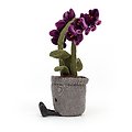 Peluche Jellycat Orchidée violette – Amuseable Purple Orchid - A2OR 29cm