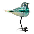 Oiseau décoratif en Verre à poser - Bleu