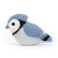 Peluche Jellycat oiseau Geai Bleu - Birdling Blue Jay - BIR6BLJ 10 cm