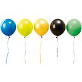Ballons anniversaire couleur - Lot de 12