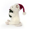 Peluche Jellycat Souris avec couronne de noel - Merry Mouse Wreath - MER3W 18 cm