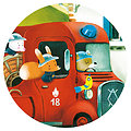 Puzzle silhouette Le camion de pompier - 16 pièces	
