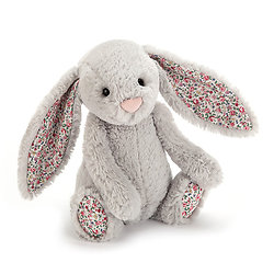Peluche Jellycat lapin silver – Blossom silver bunny – Small BLB6SB 18cm