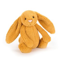Peluche Jellycat lapin  - Bashful saffron bunny - Small BASS6SF 18 cm