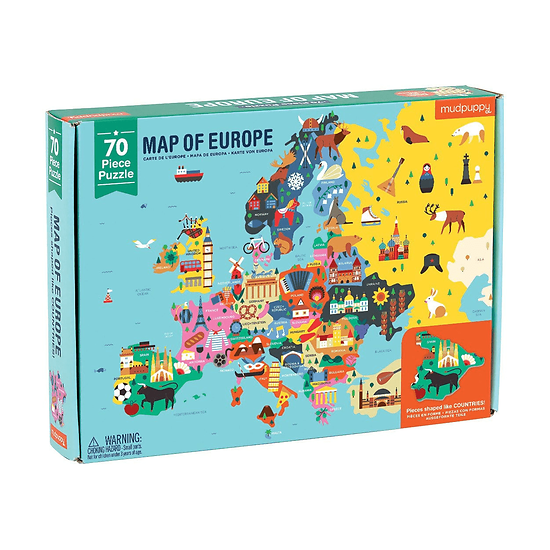 Puzzle 70 pièces - Carte de l'Europe