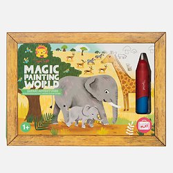 Coloriage magique - Safari