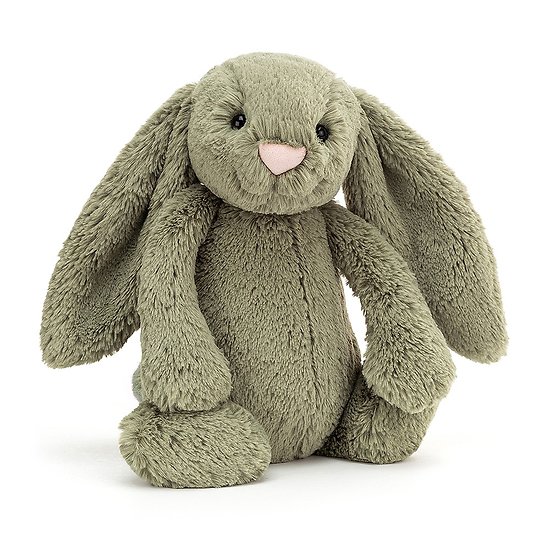 Peluche Jellycat Kaki - Bashful Fern Bunny - Medium BAS3FERN 31cm