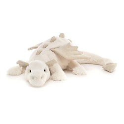 Peluche Jellycat Dragon des neiges – Snow Dragon – Medium SNW2DD 50cm