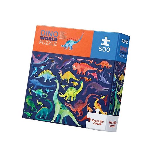 Puzzle 500 pièces - Le monde des dinos