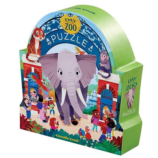 Puzzle 48 pièces - Une journée au Zoo - 4/6 ans