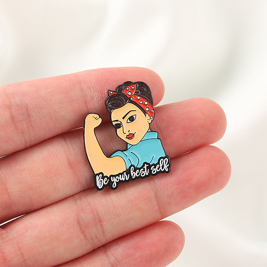 Pin's original - Be your Best Self - Rosie