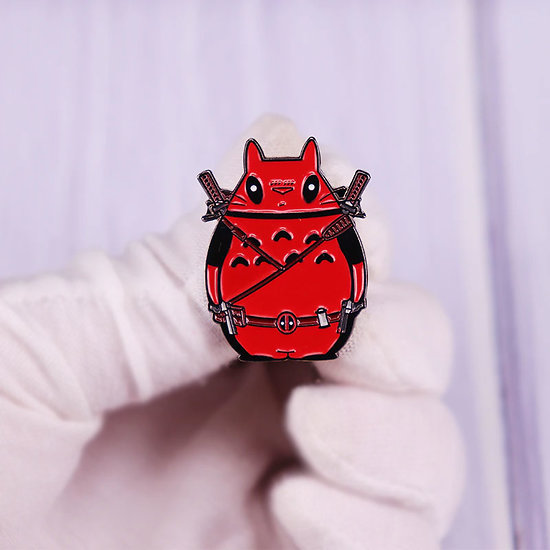 Pin's original Totoro x DeadPool