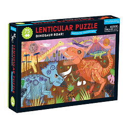 Puzzle lenticulaire 75 pièces - Le cri des dinosaures