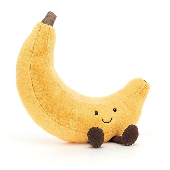 Peluche Jellycat Banane - Amuseable Banana - A2BAN 31 cm