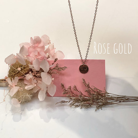 Collier Seins de Femme Le Solitaire rose gold