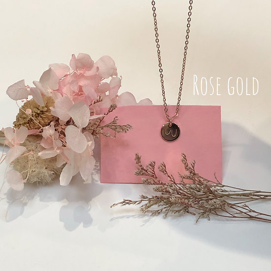 Collier Seins de Femme l'Asymétrique rose gold