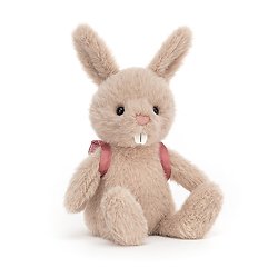 Peluche Jellycat Lapin sac a dos - Backpack Bunny - BP4BN - 22 cm
